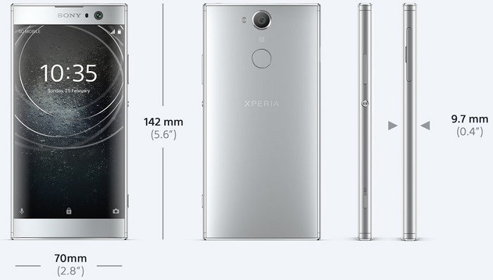 Sony Xperia XA2 hlavní vlastnosti